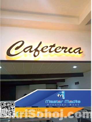 SS & Plastic 3d latter Signboard making & Digital Printing